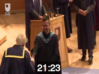 clicking on this image will launch a new video player window playing at this point (ie 21 minutes and 23 seconds) from the start of the video