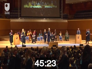 clicking on this image will launch a new video player window playing at this point (ie 45 minutes and 23 seconds) from the start of the video