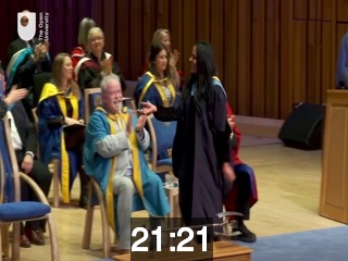 clicking on this image will launch a new video player window playing at this point (ie 21 minutes and 21 seconds) from the start of the video
