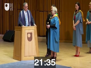 clicking on this image will launch a new video player window playing at this point (ie 21 minutes and 35 seconds) from the start of the video