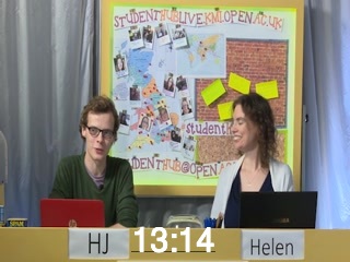 clicking on this image will launch a new video player window playing at this point (ie 13 minutes and 14 seconds) from the start of the video