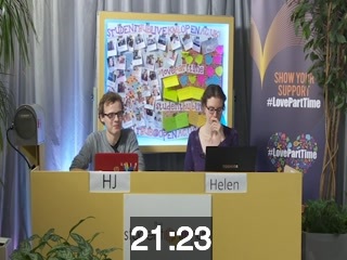clicking on this image will launch a new video player window playing at this point (ie 21 minutes and 23 seconds) from the start of the video