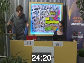 clicking on this image will launch a new video player window playing at this point (ie 24 minutes and 20 seconds) from the start of the video