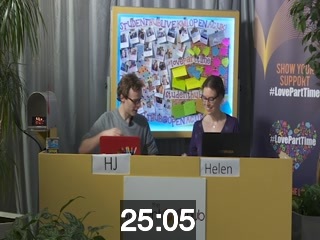 clicking on this image will launch a new video player window playing at this point (ie 25 minutes and 5 seconds) from the start of the video