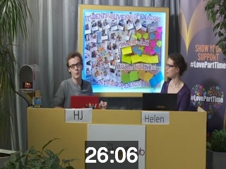 clicking on this image will launch a new video player window playing at this point (ie 26 minutes and 6 seconds) from the start of the video