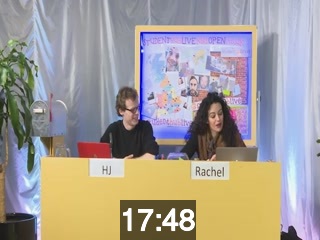 clicking on this image will launch a new video player window playing at this point (ie 17 minutes and 48 seconds) from the start of the video