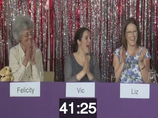 clicking on this image will launch a new video player window playing at this point (ie 41 minutes and 25 seconds) from the start of the video