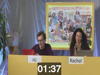 clicking on this image will launch a new video player window playing at this point (ie 1 minute and 37 seconds) from the start of the video