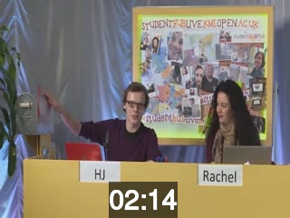 clicking on this image will launch a new video player window playing at this point (ie 2 minutes and 14 seconds) from the start of the video