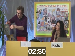 clicking on this image will launch a new video player window playing at this point (ie 2 minutes and 30 seconds) from the start of the video