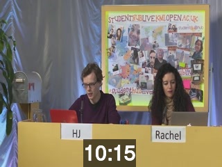 clicking on this image will launch a new video player window playing at this point (ie 10 minutes and 15 seconds) from the start of the video