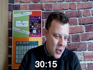 clicking on this image will launch a new video player window playing at this point (ie 30 minutes and 15 seconds) from the start of the video