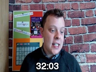 clicking on this image will launch a new video player window playing at this point (ie 32 minutes and 3 seconds) from the start of the video