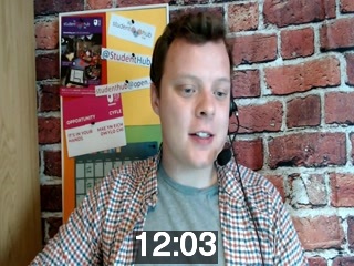 clicking on this image will launch a new video player window playing at this point (ie 12 minutes and 3 seconds) from the start of the video