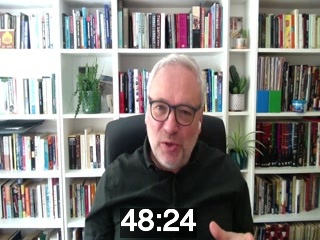 clicking on this image will launch a new video player window playing at this point (ie 48 minutes and 24 seconds) from the start of the video