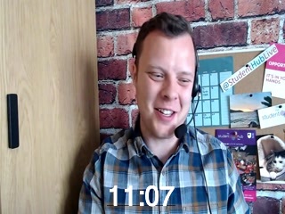 clicking on this image will launch a new video player window playing at this point (ie 11 minutes and 7 seconds) from the start of the video