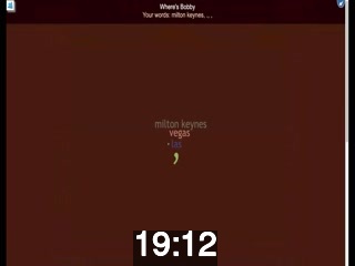 clicking on this image will launch a new video player window playing at this point (ie 19 minutes and 12 seconds) from the start of the video