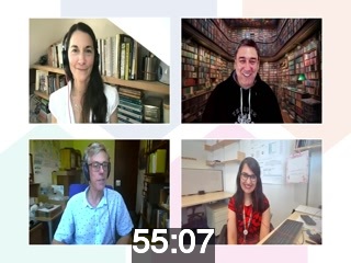clicking on this image will launch a new video player window playing at this point (ie 55 minutes and 7 seconds) from the start of the video