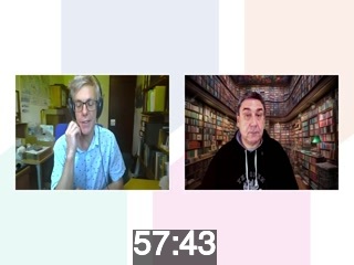 clicking on this image will launch a new video player window playing at this point (ie 57 minutes and 43 seconds) from the start of the video