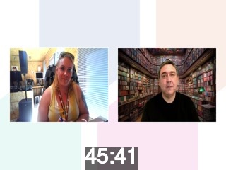 clicking on this image will launch a new video player window playing at this point (ie 45 minutes and 41 seconds) from the start of the video