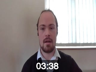 clicking on this image will launch a new video player window playing at this point (ie 3 minutes and 38 seconds) from the start of the video