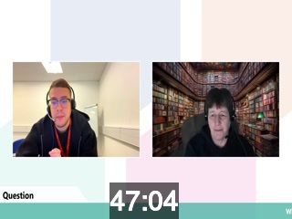 clicking on this image will launch a new video player window playing at this point (ie 47 minutes and 4 seconds) from the start of the video