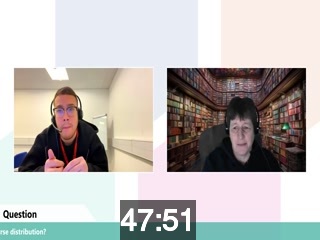 clicking on this image will launch a new video player window playing at this point (ie 47 minutes and 51 seconds) from the start of the video