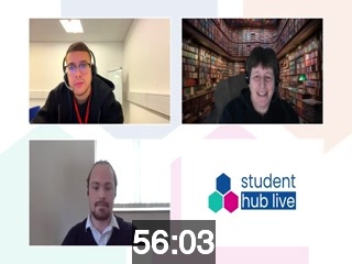 clicking on this image will launch a new video player window playing at this point (ie 56 minutes and 3 seconds) from the start of the video
