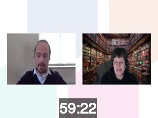clicking on this image will launch a new video player window playing at this point (ie 59 minutes and 22 seconds) from the start of the video