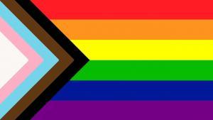 Multicoloured Pride flag