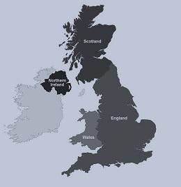 immigration map of UK