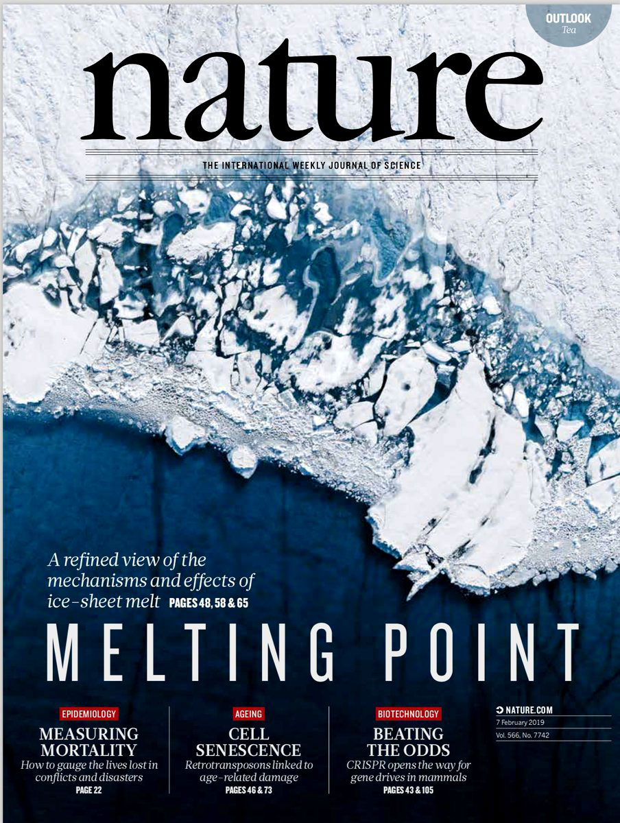 Cover of Nature Volume 566 Issue 7742, 7 February 2019