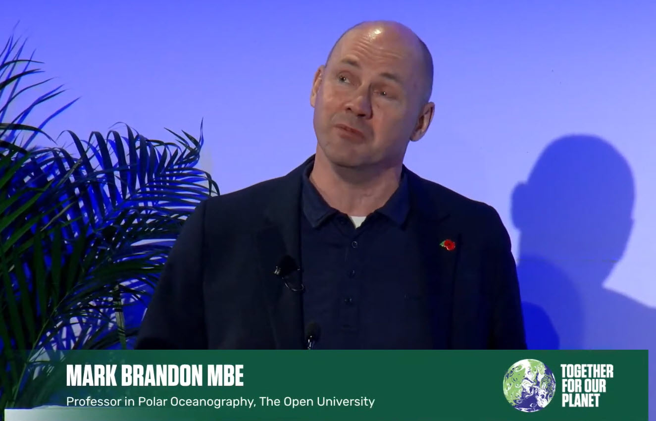Professor Mark Brandon MBE Speaking at COP26