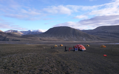 Base camp on Axel Heiberg