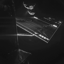 Image via ESA’s Rosetta spacecraft/APOD