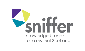 The logo of Sniffer. Three triangles organised in a circle, one is purple, one is yellow, one is blue.
