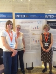 Lynda Cook, Linda Robson and Nicolette Habgood at the INTED Conference
