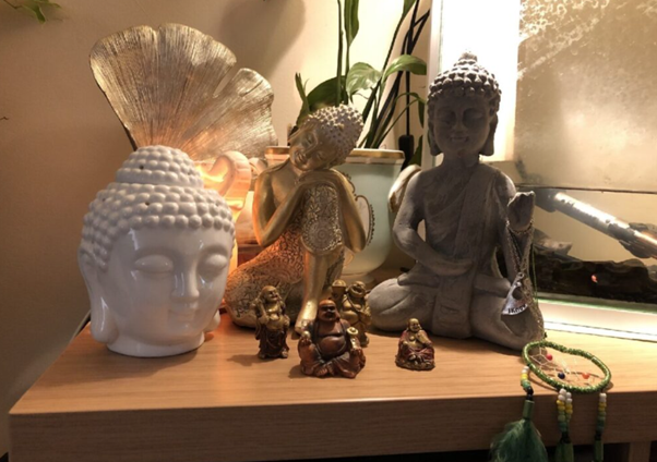 ‘Collection of Buddhas’, photograph by A227 student Helen Harman-Freer 