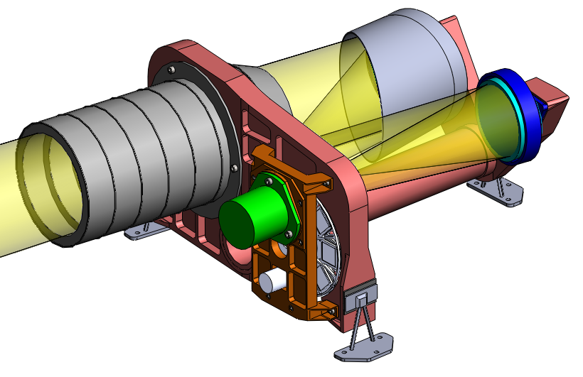 CAD of the JUICE imaging instrument