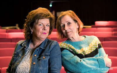 Elaine C Smith, who features in The Women Who Changed Modern Scotland, with Kirsty Wark.