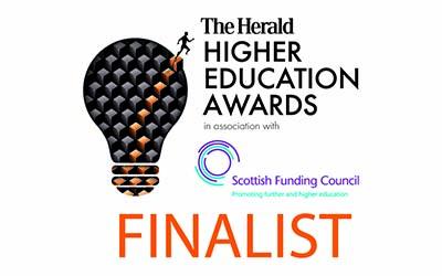 Finalist graphic - The Herald Higher Education Awards