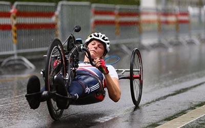 Paralympic cycling champion Karen Darke 