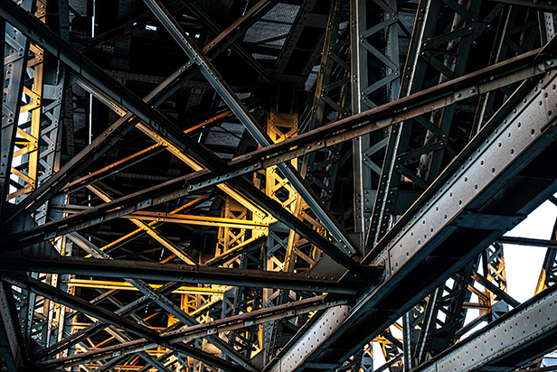 Yellow metal tower with yellow metal frame - 54943 - Photo by Luca Upper on Unsplash
