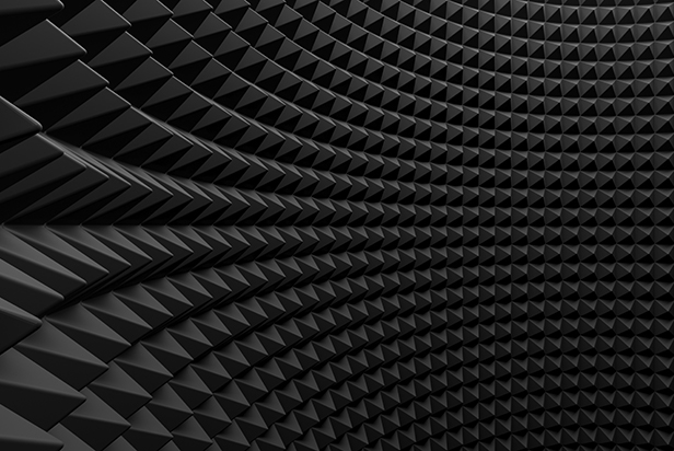 Geometric soundproof foam wall textured background