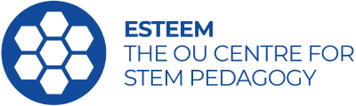 This is the logo of eSTEeM, the Open University's Centre for STEM Pedagogy