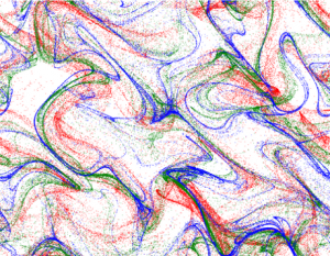 Complex flow of particles